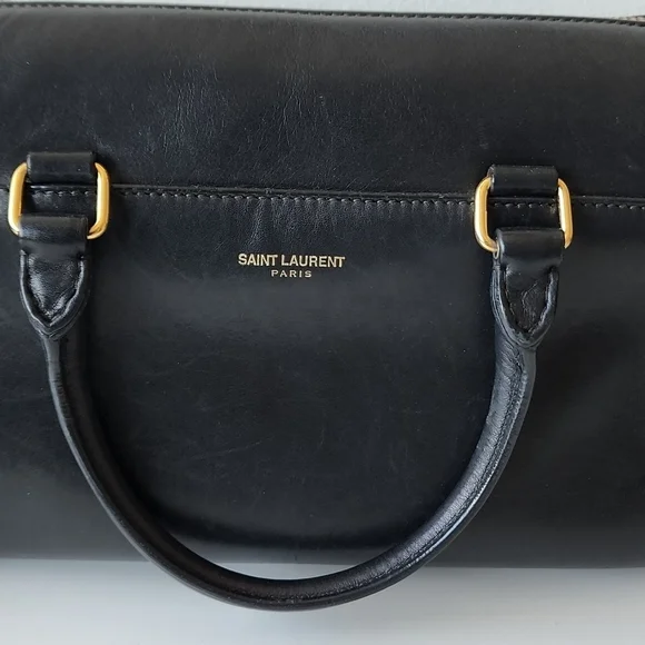 Saint Laurent Black Leather Bag - Picture 3 of 7